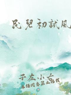 民儿初试风雨录