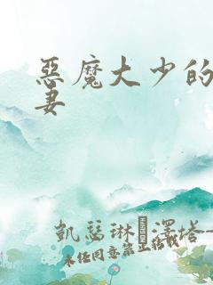 恶魔大少的小鲜妻