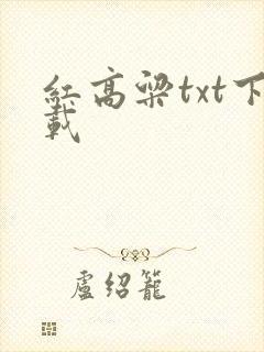 红高粱txt下载