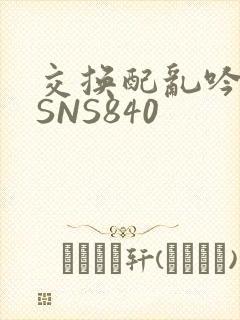 交换配乱吟粗大SNS840