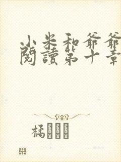 小米和爷爷在线阅读第十章