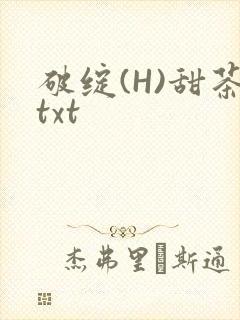 破绽(H)甜茶txt