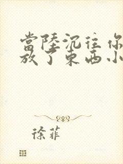 当陆沉往你里面放了东西小玩具