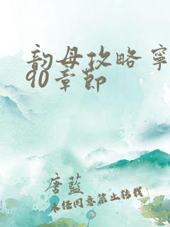 韵母攻略宁秋婉90章节