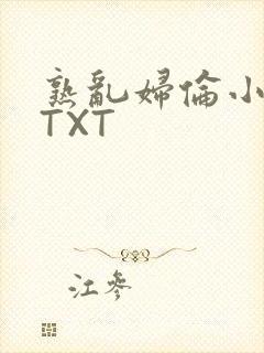 熟乱妇伦小说网TXT