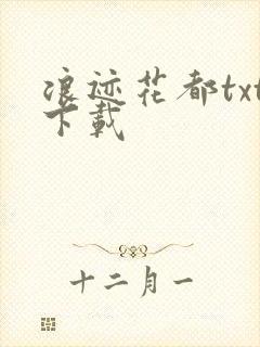 浪迹花都txt下载