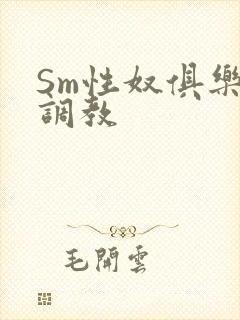 Sm性奴俱乐部调教