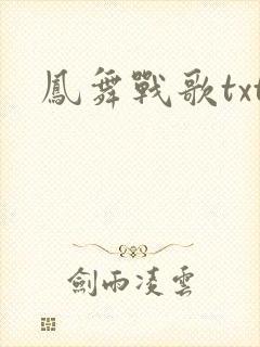 凤舞战歌txt