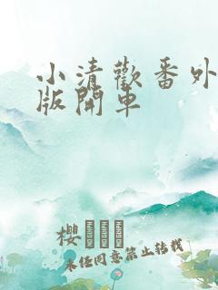 小清欢番外完整版开车