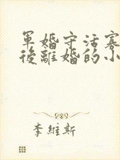 军婚守活寡重生后离婚的小说