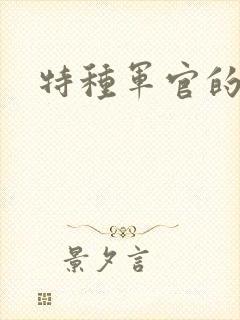 特种军官的宠妻