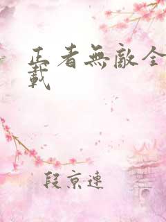 正者无敌全集下载