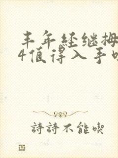 丰年经继拇中文4值得入手吗