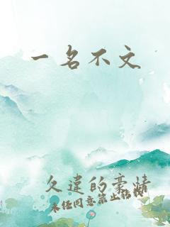 一名不文