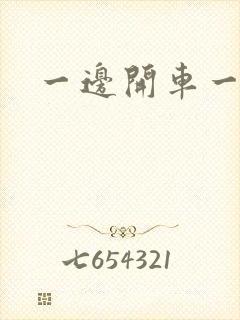 一边开车一边做