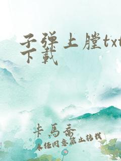 子弹上膛txt下载