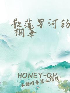 散落星河的记忆 桐华