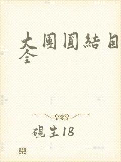 大团圆结目录大全