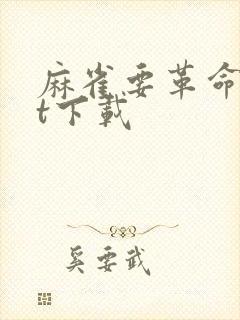 麻雀要革命txt下载