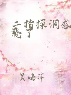 二指探洞感觉要飞了