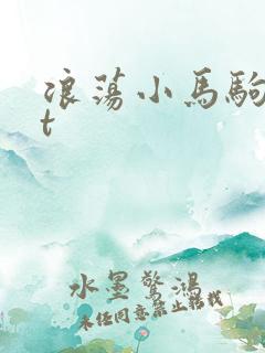 浪荡小马驹txt