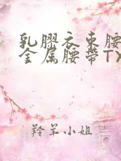 乳胶衣束腰勒紧金属腰带TXT