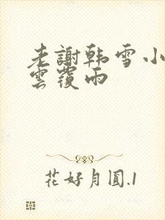 老谢韩雪小说翻云覆雨