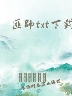 匪帅txt下载