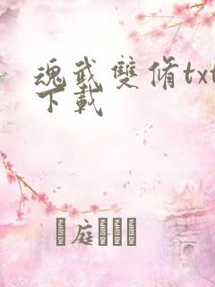 魂武双修txt下载