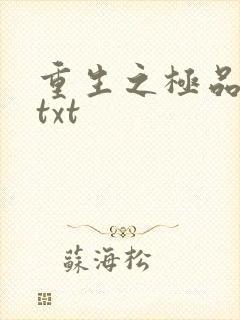 重生之极品公子txt