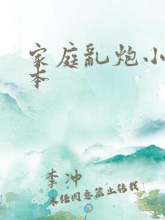 家庭乱炮小说全本