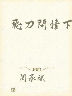 飞刀问情下载