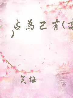 占为己有(高干)