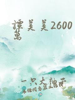 谭美美2600万