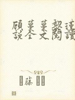 顾蔓蔓黎瑾泽小说全文阅读