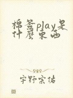 棉签play是什么东西