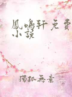 凤鸣轩免费言情小说