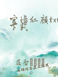 官场红颜txt下载