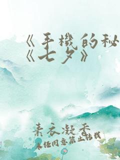 《手机的秘密》《七夕》