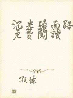 沉光归南路全文免费阅读