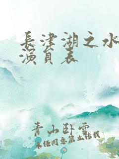 长津湖之水门桥演员表