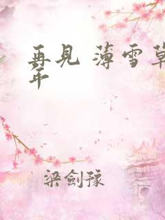 再见 薄雪草少年