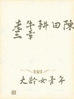 老牛耕田陈雪第三章