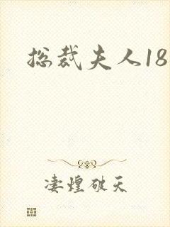总裁夫人18岁