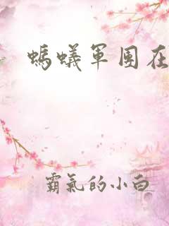 蚂蚁军团在异界