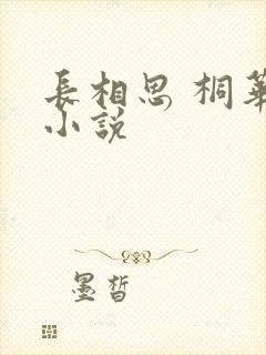 长相思 桐华 小说