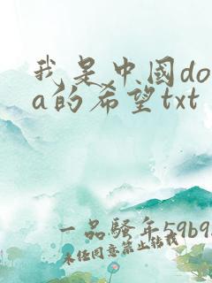 我是中国dota的希望txt