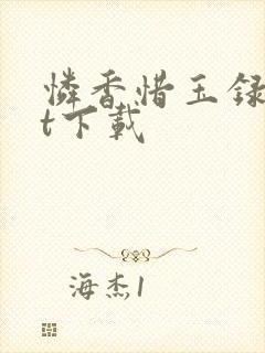 怜香惜玉录txt下载