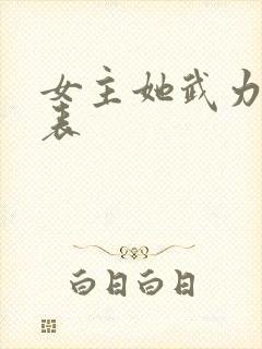 女主她武力值爆表