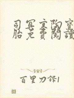 司冥寒陶宝六胞胎免费阅读笔趣阁